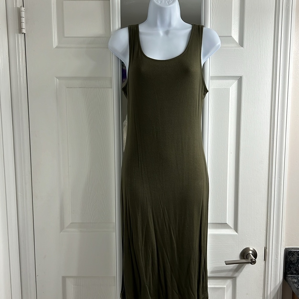 Olive Bodycon Midi